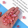 1-Hole Transparent Acrylic Buttons MACR-S373-129-C08-2