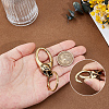 Skull Brass Lobster Claw Clasps KK-WH20002-20A-3