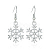 Snowflake Alloy Dangle Earrings FS-WGD9918-14-1