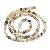 Natural Green Rutilated Quartz Beads Strands G-RM241221-B22-5