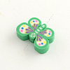 Handmade Polymer Clay Butterfly Beads X-CLAY-Q219-011-3