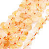 Heated Natural Citrine Beads Strands G-E569-R06-1