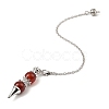 Natural Carnelian Pointed Dowsing Pendulums G-K338-29P-02-2