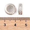 Rack Plating Brass Clear Cubic Zirconia Beads KK-M292-02P-03-3