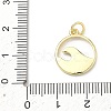 Brass Enamel Pendants KK-H255-21G-3