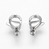 Tarnish Resistant 304 Stainless Steel Lobster Claw Clasps Hand Polished STAS-F125-11x7mm-P-2