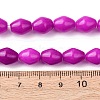 Natural Dyed White Jade Beads Strands G-H343-C01-01-5