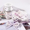 Polyester Lock Edge Printed Flower Ribbon PW-WG70ADC-02-4