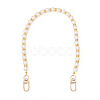 Round Plastic Imitation Pearl Beads Bag Extender Chains HJEW-TAC0082-1