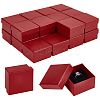 Square Cardboard Jewelry Storage Boxes CON-WH0115-35B-1