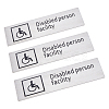 430 Stainless Steel Sign Stickers STAS-GF0001-06C-1