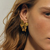 304 Stainless Steel Stud Earrings for Women MA8186-1-3