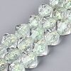 Handmade Foil Glass Beads Strands FOIL-Q002-06C-1