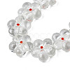 Handmade Silver Foil Lampwork Beads Strands FOIL-T004-03F-3