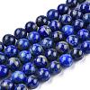 Natural Lapis Lazuli Beads Strands X-G-E465-8mm-01-4