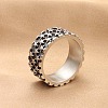 Punk Style 304 Stainless Steel Finger Rings for Men FS-WG83721-02-2