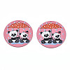 Spray Painted Iron Pendants IFIN-T016-37-2
