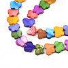 Dyed Natural Freshwater Shell Beads Strands SHEL-T009-B18-3