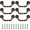 6Pcs Zinc Alloy Drawer Pull Handles FIND-FH0017-15AB-1