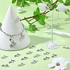 100Pcs Tibetan Style Alloy Pendants TIBEP-SC0003-43-4