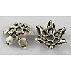 Tibetan Style Alloy Bead Caps X-LF0271Y-NF-1