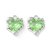 Brass Micro Pave Cubic Zirconia Charms KK-L208-06P-06-2