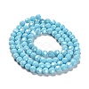 Electroplate Opaque Glass Beads Strands EGLA-A035-P6mm-A08-2