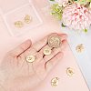 10Pcs 2 Style Rack Plating Brass Cler Cubic Zirconia Pendants KK-BBC0004-60-3