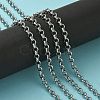 Tarnish Resistant 304 Stainless Steel Rolo Chains STAS-M032-42P-5.7mm-5