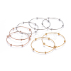 Fashion 201 Stainless Steel Bangle Sets BJEW-L664-023B-M-1-3