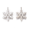 Platinum Plated Alloy Pendants X-PALLOY-L228-010P-2