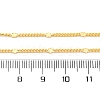 Brass Curb Chains Necklaces for Women NJEW-D302-09G-3