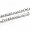 Tarnish Resistant 304 Stainless Steel Rolo Chains CHS-L001-28-5mm-1