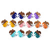 Resin & Walnut Wood Stud Earring Findings MAK-N032-027A-2