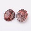 Natural Brecciated Jasper Flat Back Cabochons G-G741-22x30mm-02-2