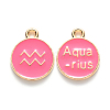 Alloy Enamel Pendants ENAM-S124-01A-03J-1