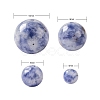 340Pcs 4 Sizes Natural Blue Spot Jasper Beads G-LS0001-17-3