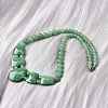 Natural Green Aventurine Faceted Bib Graduated Beaded Necklaces for Women NJEW-B128-01K-3