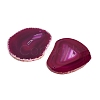 Dyed & Heated Natural Agate Slice Big Pendants GG-CBAAF67-02A-2