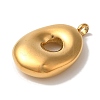 Ion Plating(IP) 304 Stainless Steel Pendants X-STAS-M017-08G-16-2