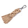 Polycotton(Polyester Cotton) Tassel Big Pendants Decorations FIND-R089-11-2