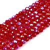Electroplate Glass Beads Strands EGLA-A044-T2mm-L01-1