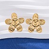 304 Stainless Steel Stud Earrings EJEW-F357-01G-02-1