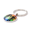 Pride Style Glass Keychain KEYC-F033-01L-3