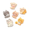 Opaque Resin Cabochons X-RESI-L050-01C-1