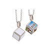 Sublimation Blank Aluminum Pendant Necklace LS-NJEW-E020-04P-1