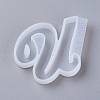 Letter DIY Silicone Molds X-DIY-I034-08U-1