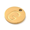 Ion Plating(IP) 304 Stainless Steel Pendants FIND-M017-02G-G-2