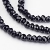 Electroplate Glass Beads Strands EGLA-P018-2mm-02-1