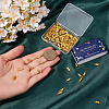 100Pcs Alloy Screw Clasps FIND-SC0012-07G-3